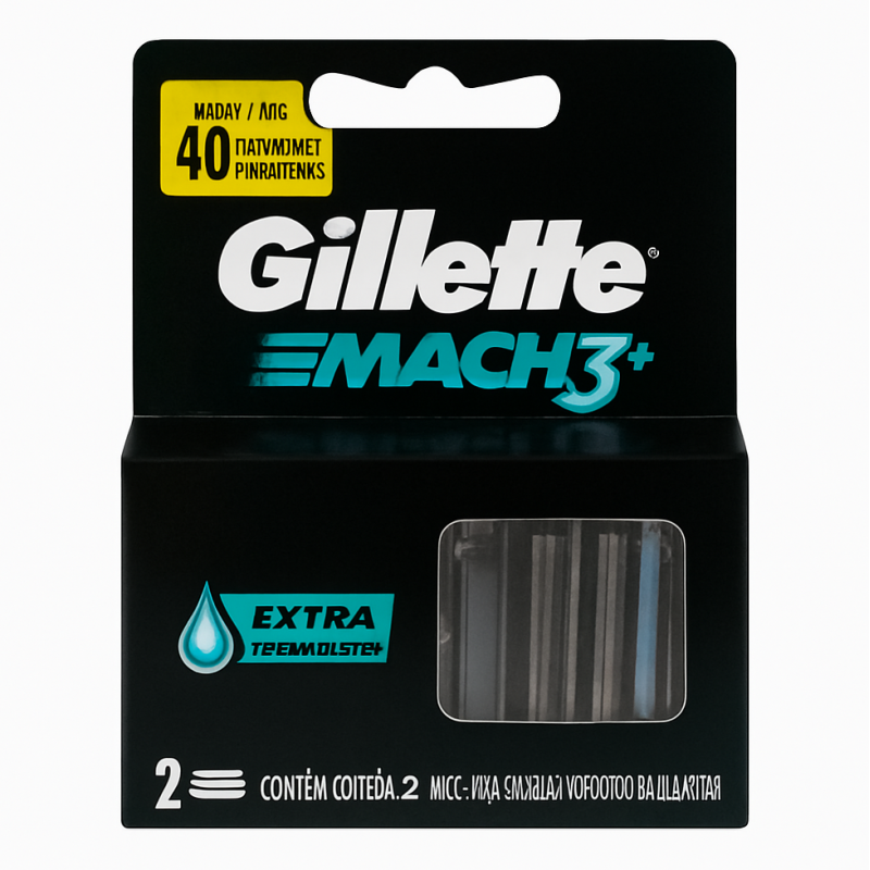 MACH 3 REPUESTO AFEITAR 2U EXTRA LUBRICACION