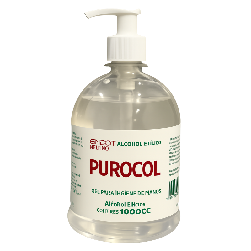 PUROCOL ALCOHOL 1L GEL VALVULA 70º
