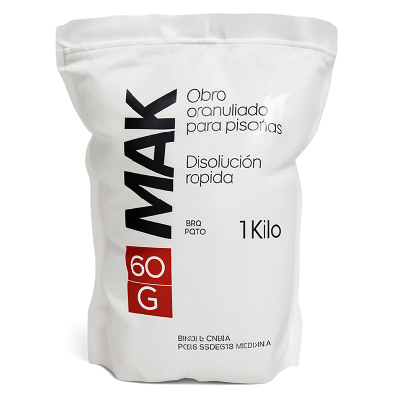 MAK CLORO GRANULADO RAPIDO DOY 1KG 60G