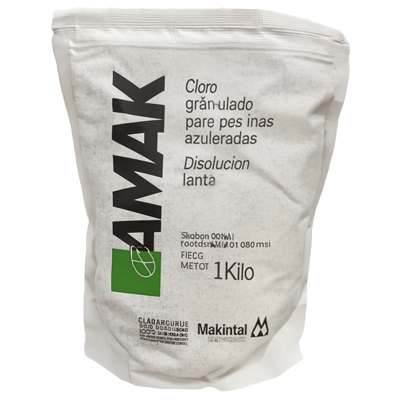 MAK CLORO GRANULADO LENTO DOY 1KG 90G