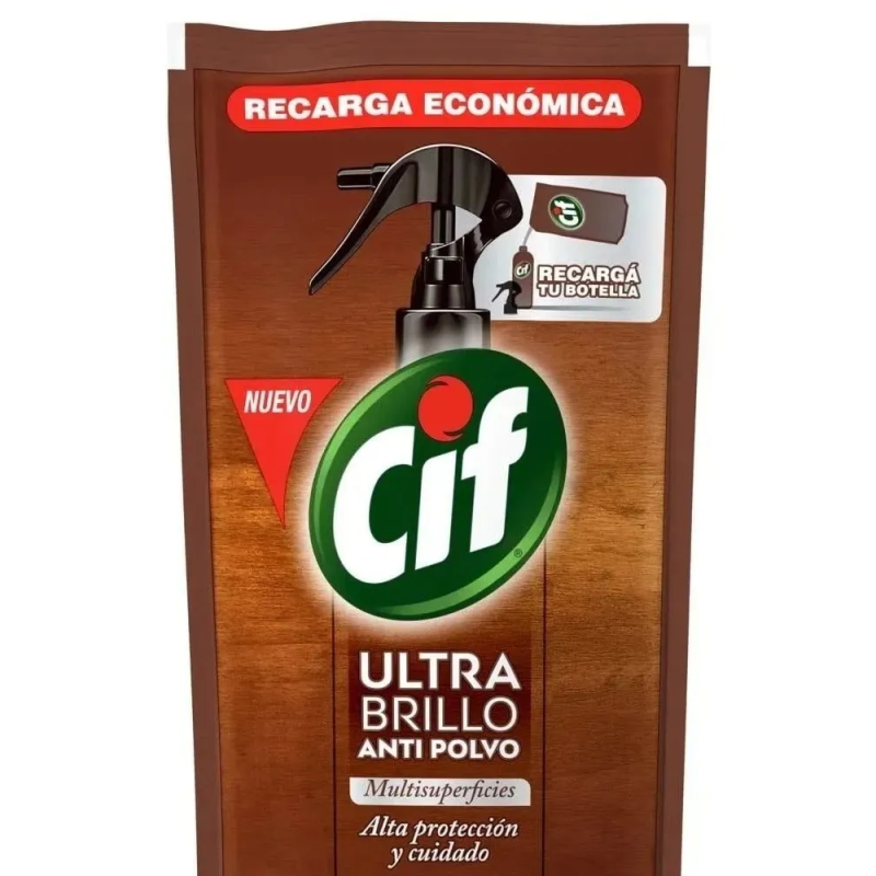 CIF LUSTRAMUEBLES 380ML ULTRA BRILLO CITRICO