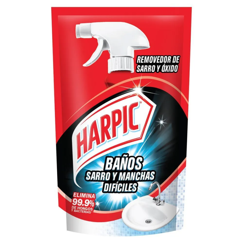 HARPIC LIMPIEZA BAÑO 420ML SARRO Y MANCHAS