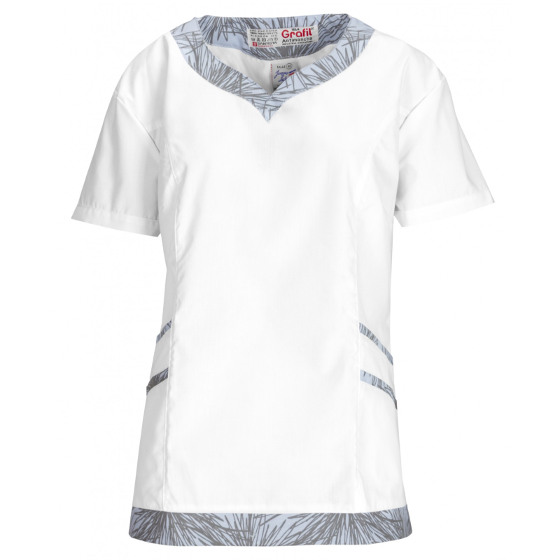 JACQUES LECLEAR CHAQUETA ESCOTE CORAZON APLIQUES