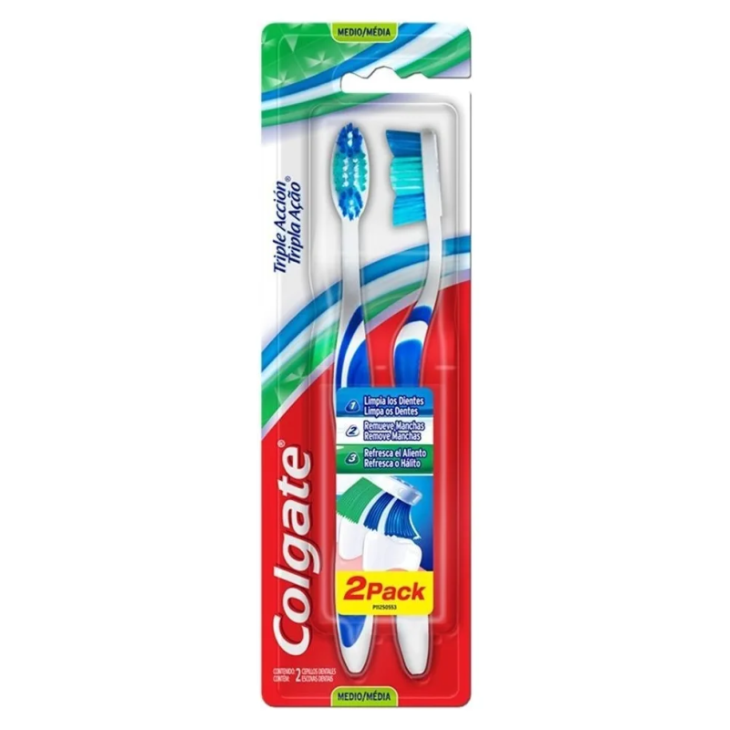 COLGATE CEPILLO DIENTES TRIPLE ACCION 2X1
