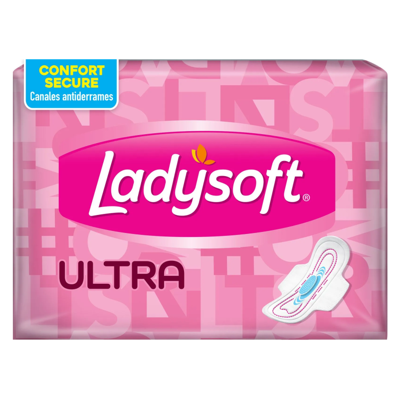 LADYSOFT TOALLA 8U ULTRASECA C/ALASV