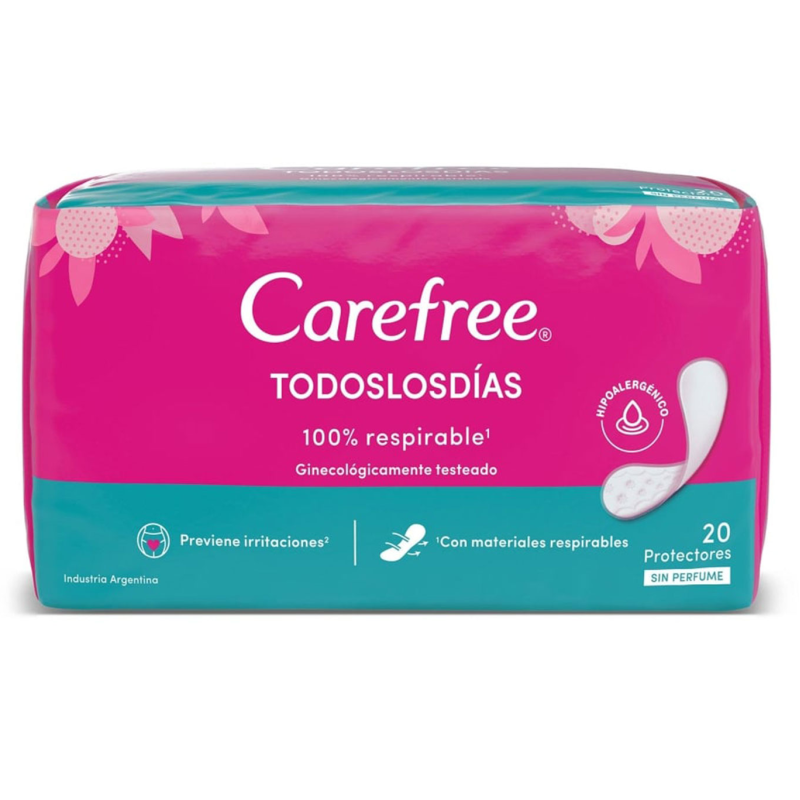 CAREFREE PROTECTORES TODOS LOS DIAS 20U