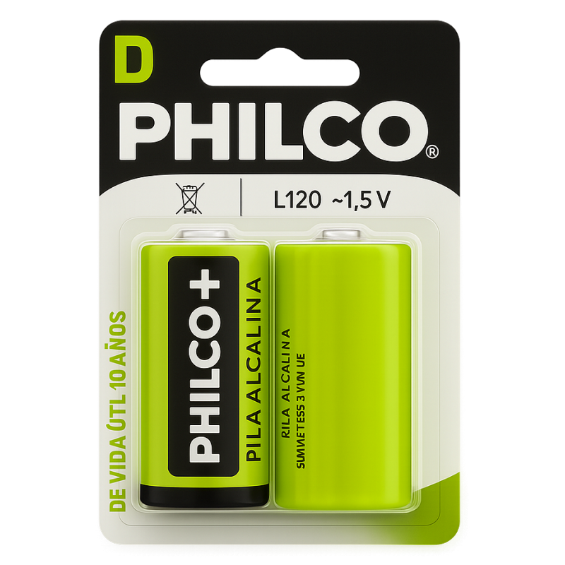PHILCO PILAS D 2U