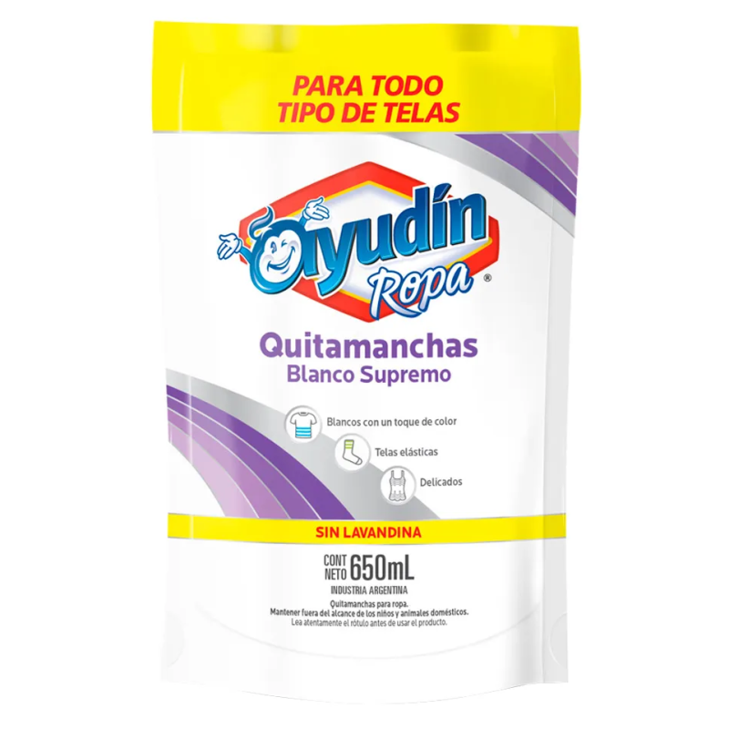AYUDIN QUITA MANCHAS ROPA BLANCA 650ML