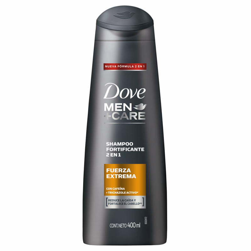 DOVE SHAMPOO MEN 400ML 2EN1 FUERZA EXTREMA