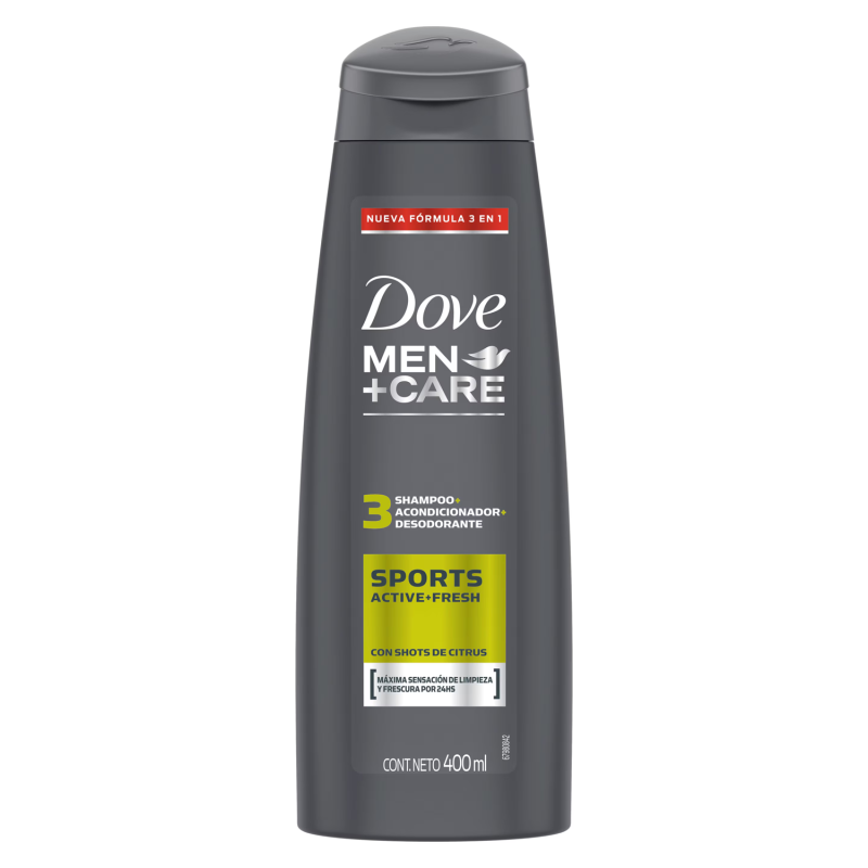 DOVE SHAMPOO MEN 400ML SPORTS