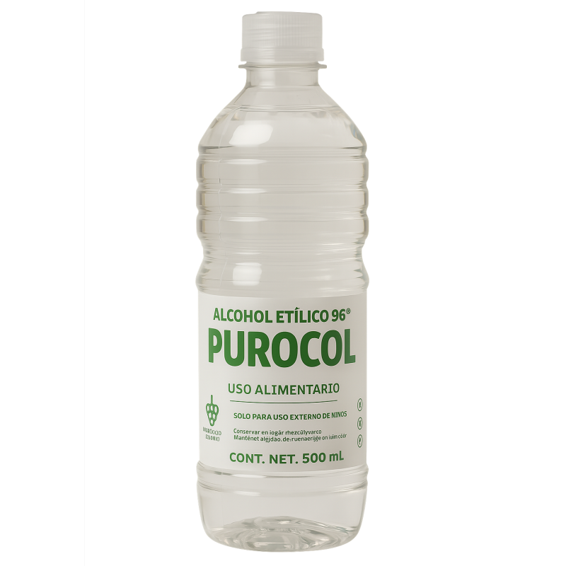 PUROCOL ALCOHOL ETILICO 500ML 96G