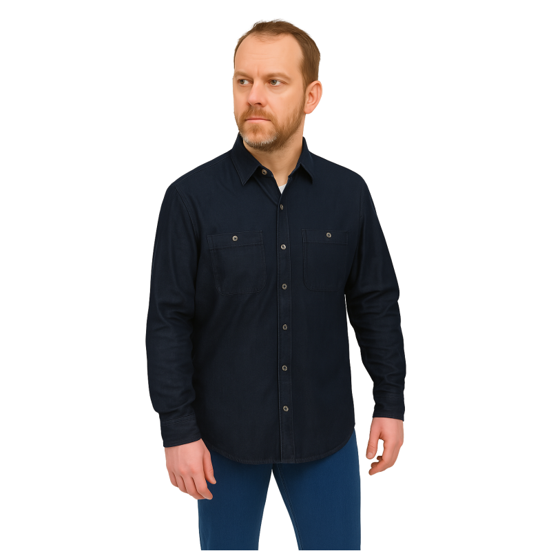 OMBU CAMISA JEAN AZUL