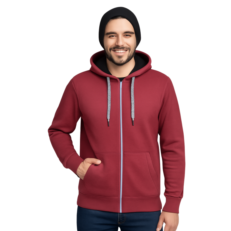 AIRE LIBRE CARDIGAN CON CAPUCHA ALGODON MASCULINO