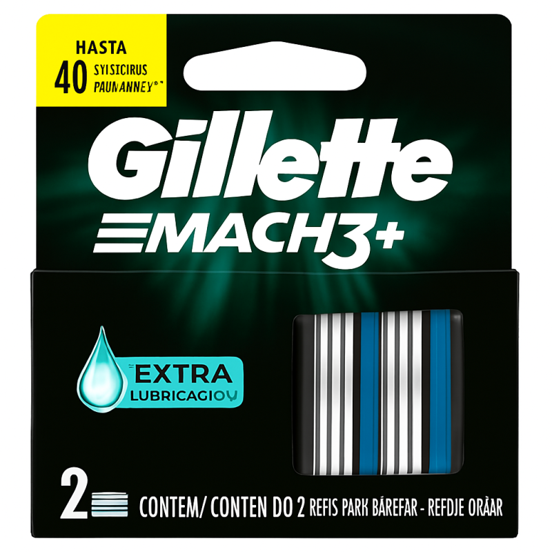 MACH 3 REPUESTO AFEITAR 2U EXTRA LUBRICACION