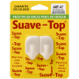 SUAVE-TOP PERCHA GRANDE BLANCA 2U 5,5CM (COD-47)
