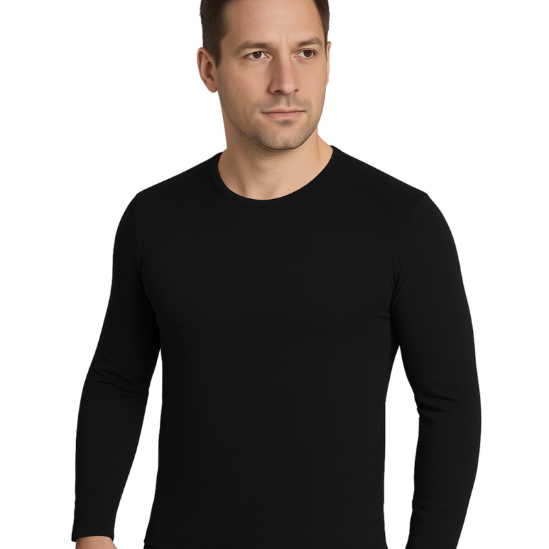 CAS CAMISETA TERMICA UNISEX NEGRA