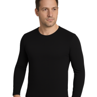CAS CAMISETA TERMICA UNISEX NEGRA