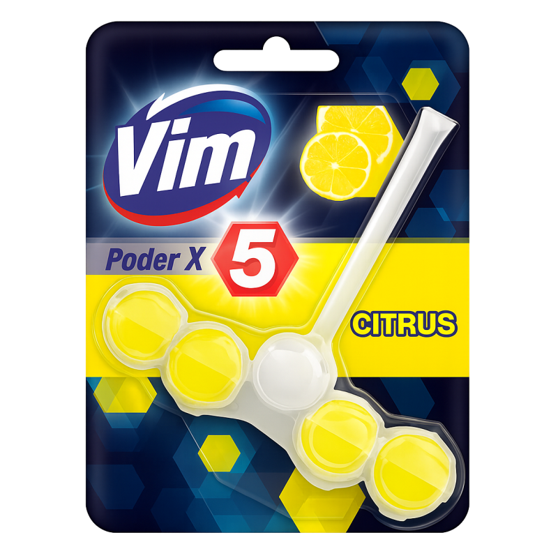 VIM CANASTA INODORO X5 CITRUS