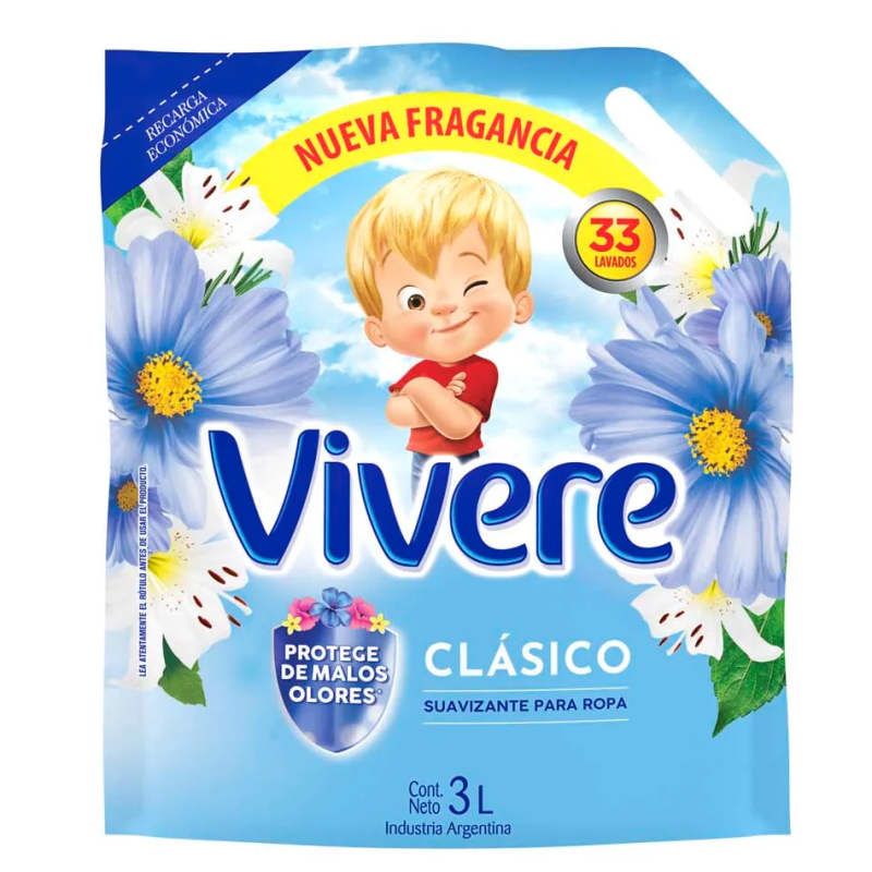 VIVERE SUAVIZANTE 3L CLASICO SACHET