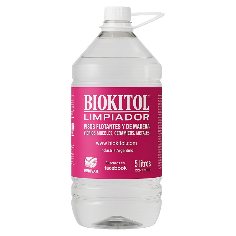 BIOKITOL LIMPIADOR PISOS FLOTANTES Y MADERA 5L