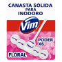 VIM CANASTA INODORO X5 FLORAL