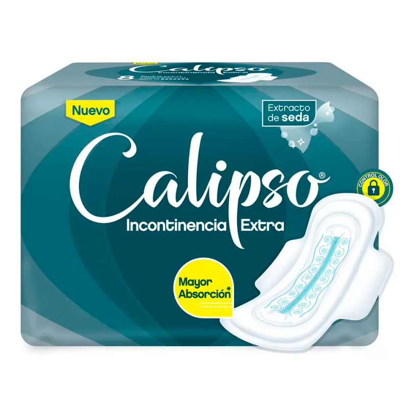 CALIPSO TOALLA INCONTINENCIA 8U EXTRA
