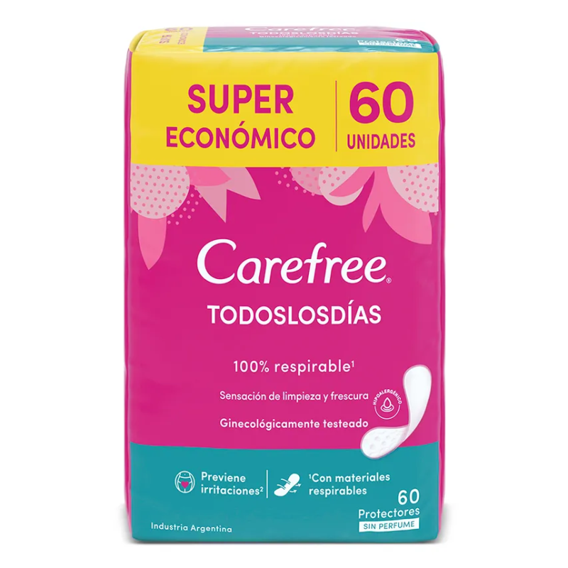 CAREFREE PROTECTORES TODOS LOS DIAS 60U