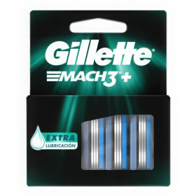 MACH 3 REPUESTO AFEITAR 3U EXTRA LUBRICACION