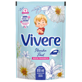 VIVERE SUAVIZANTE 810ML PLANCHA FACIL