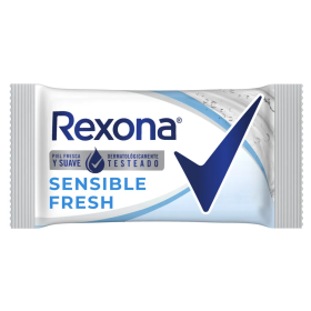 REXONA JABON TOCADOR 1U 125G SENSIBLE