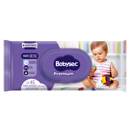 BABYSEC TOALLITAS BEBE 45U PREMIUM