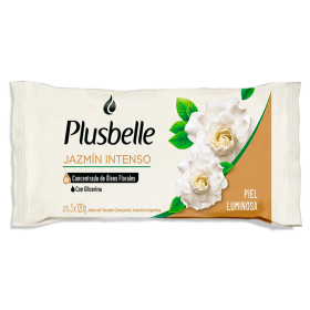PLUSBELLE JABON TOCADOR 3U 125G JAZMIN INTENSO