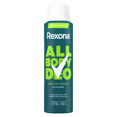 REXONA MEN ANTITRANSPIRANTE ALL BODY 150ML ACTIVE FRESH