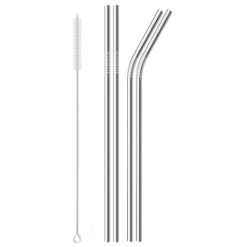 SINA SORBETES ACERO 4U + CEPILLO