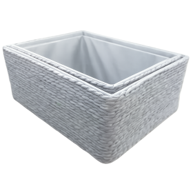 SINA ORGANIZADOR RECTANGULAR FORRADO 2U