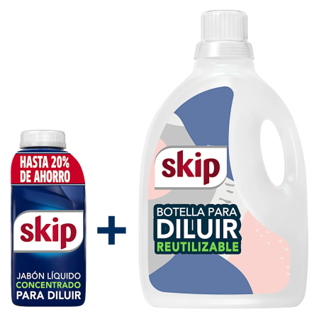 SKIP JABON LIQUIDO 500ML CONCENTRADO + BOTELLA