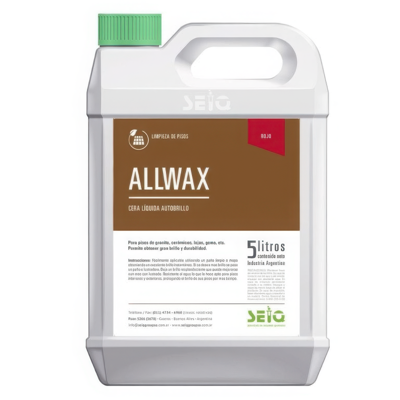SEIQ ALLWAX AUTOBRILLO 5L ROJO