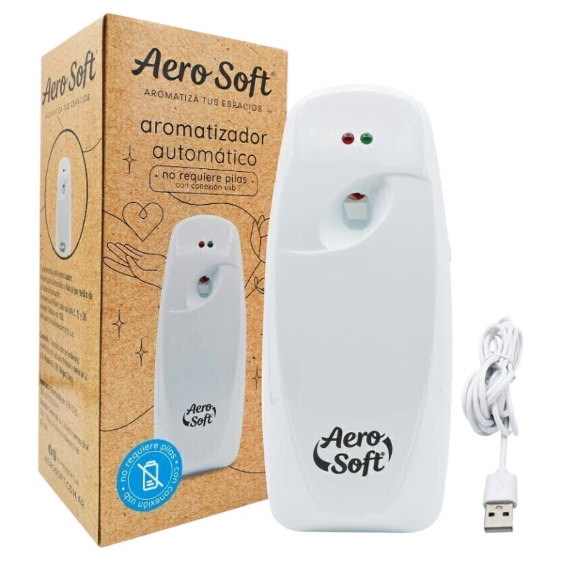 AERO SOFT AROMATIZADOR ANALOGICO USB + CARGADOR