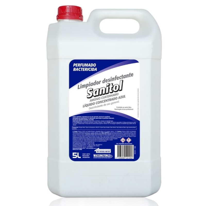 WASSINGTON SANITOL AMONIO CUATERNARIO 5L