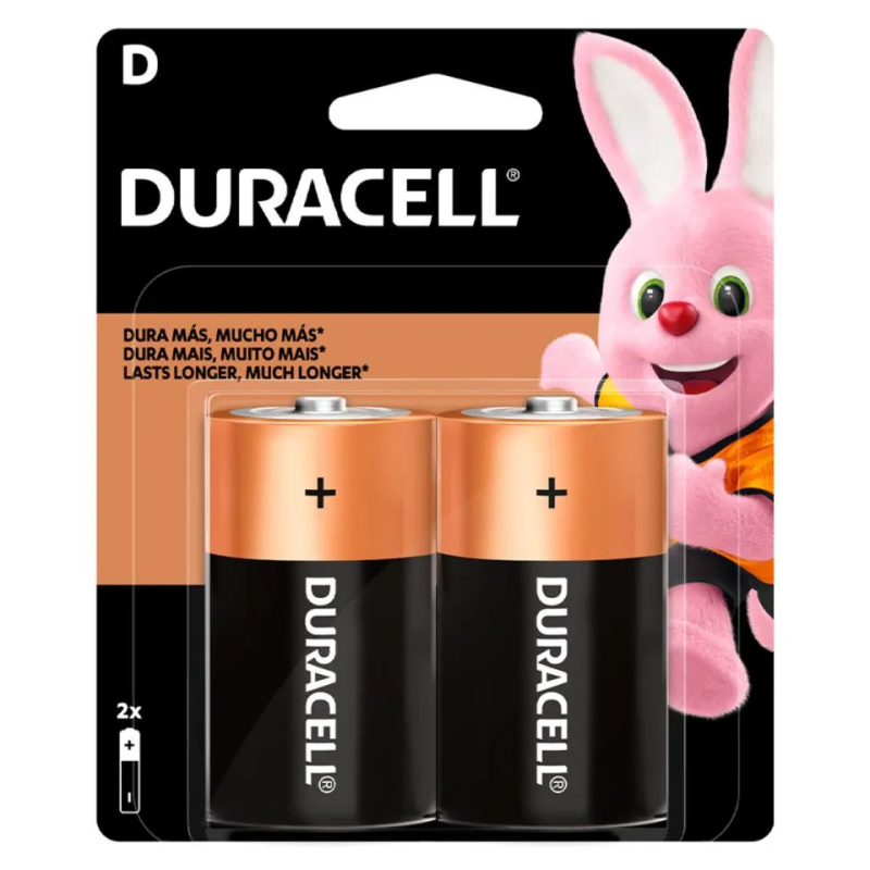 DURACELL PILAS D 2U