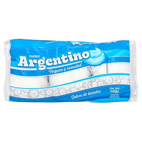 ARGENTINO JABON TOCADOR 3U 80G