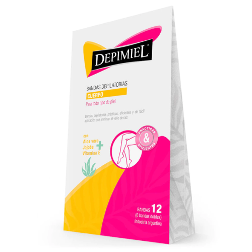 DEPIMIEL BANDAS DEPILATORIAS CUERPO 12U