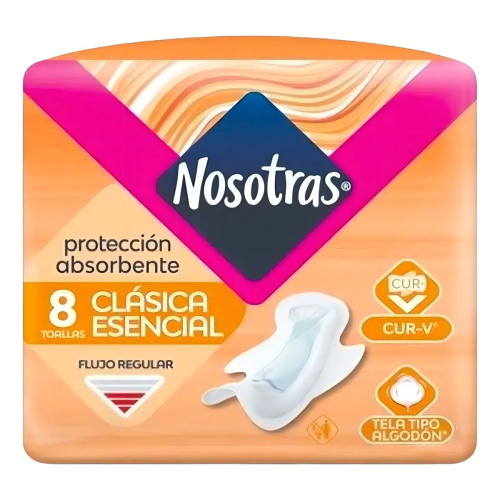 NOSOTRAS TOALLA ESENCIAL CLASICA 8U