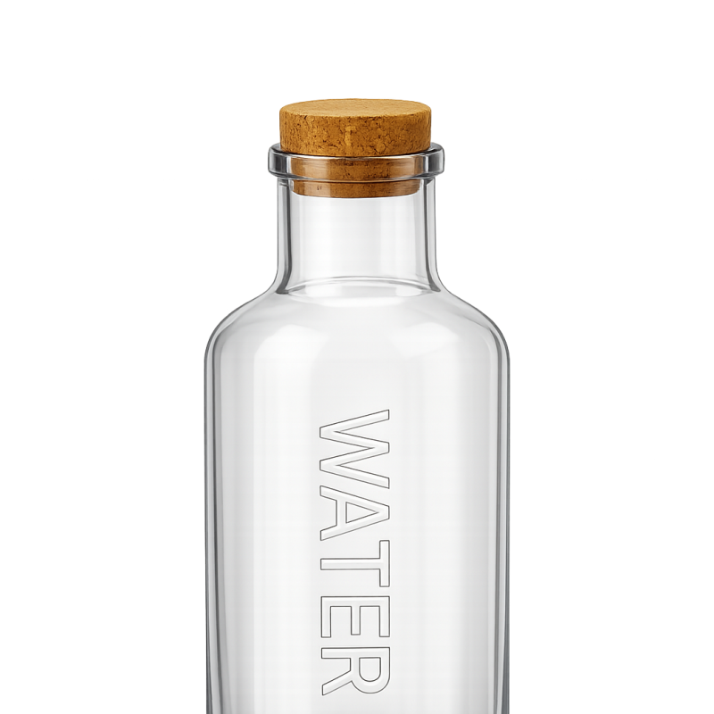 SINA BOTELLA VIDRIO 1L CON TAPON