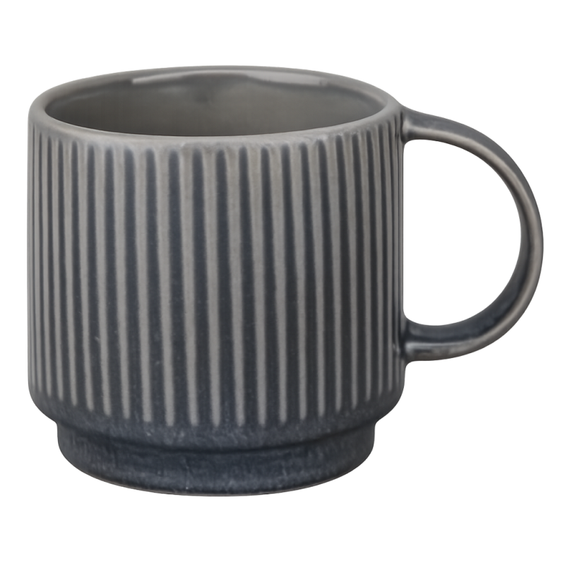 SINA TAZA CERAMICA RAYAS VERTICALES
