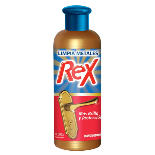 REX LIMPIA METALES 500CC BRILLO Y PROTECCION