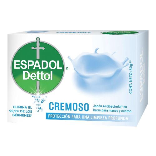 ESPADOL JABON CREMOSO 80G ANTIBACTERIAL