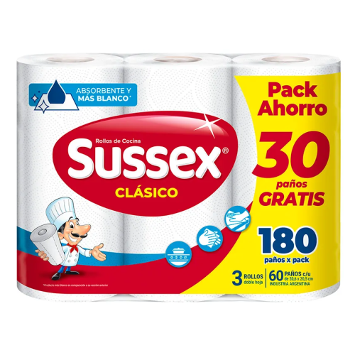 SUSSEX ROLLO COCINA 3U 60P