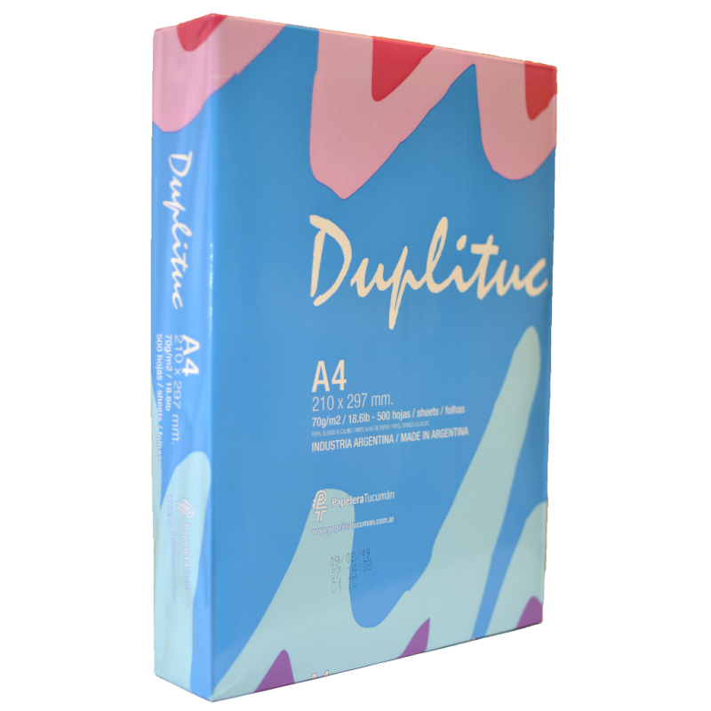 DUPLITUC HOJAS A4 70G 500U 18LB