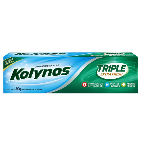 KOLYNOS CREMA DENTAL 70G TRIPLE